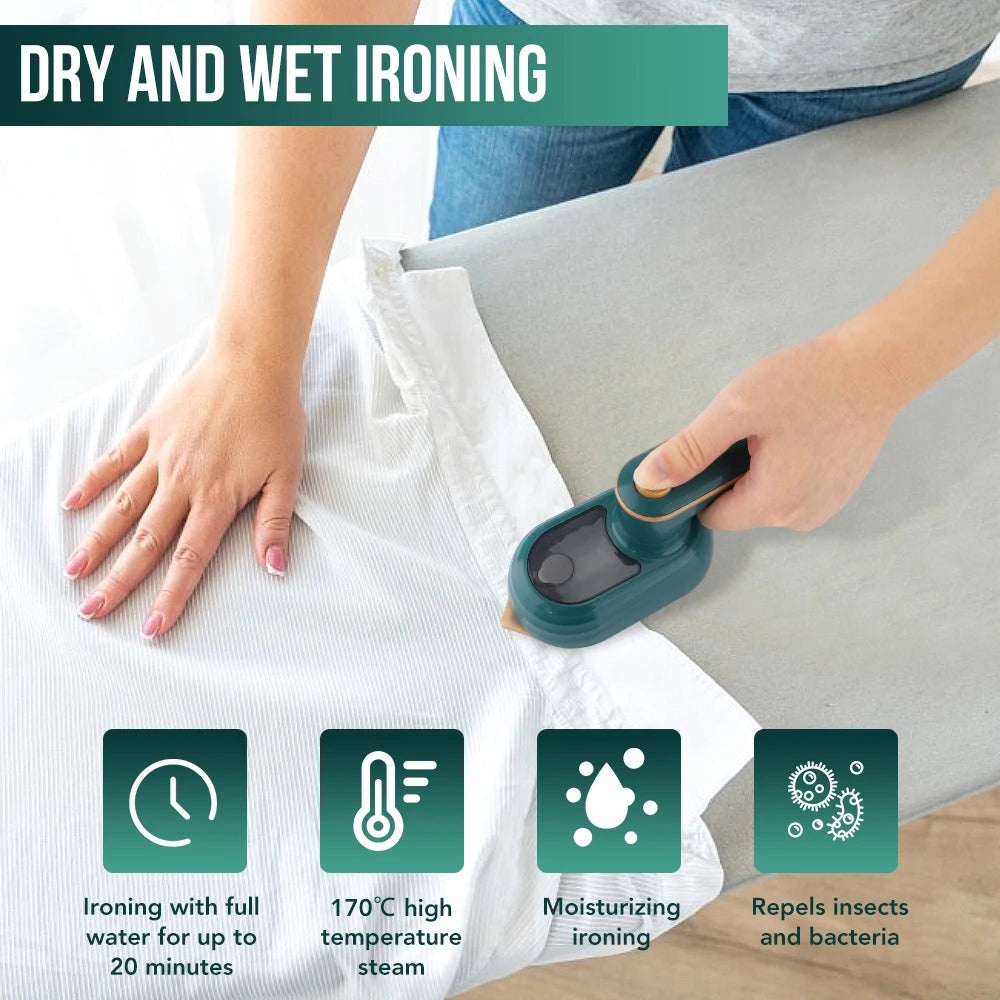 Your Secret to Smooth, Wrinkle-Free Style: Compact Electric Garment Steamer for Home & Travel