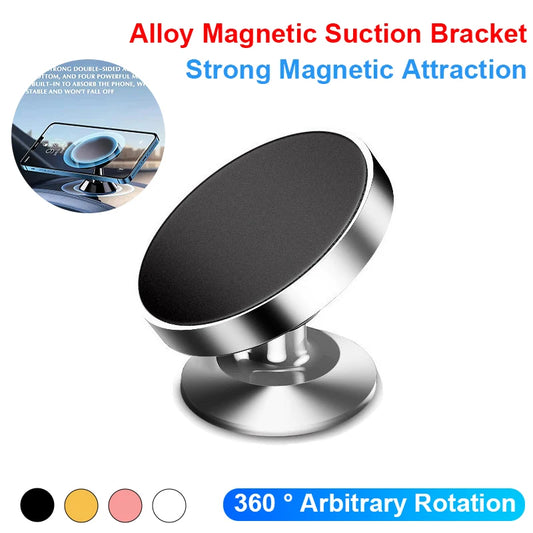 Car Phone Holder Magnetic Universal Magnet Phone Mount for iPhone for Samsung in Car Mobile Cell Phone Holder Stand GPS Support